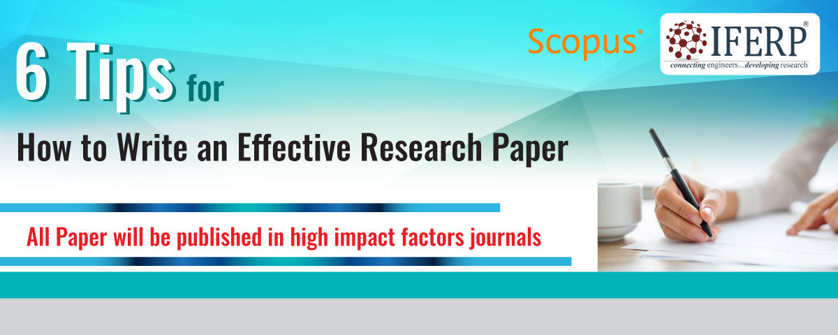 research paper publication tips