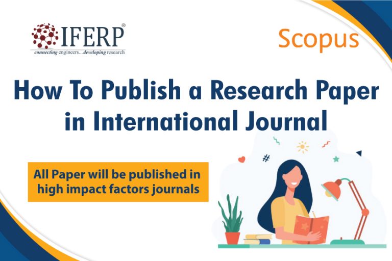 how to write a research paper for international journal